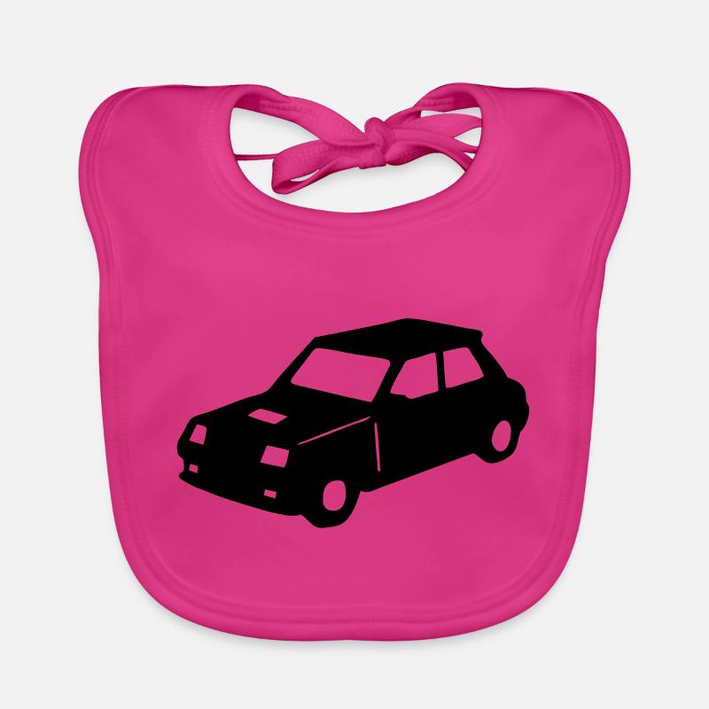 R5 voiture de course Bavoir bio Bébé