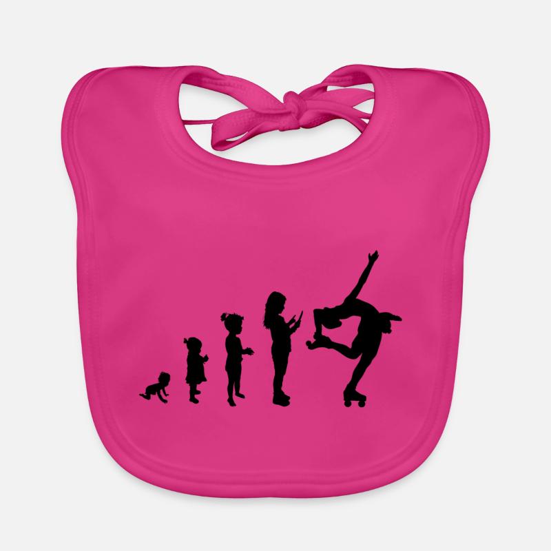 Evolution roller skating 2 Bavoir bio Bébé