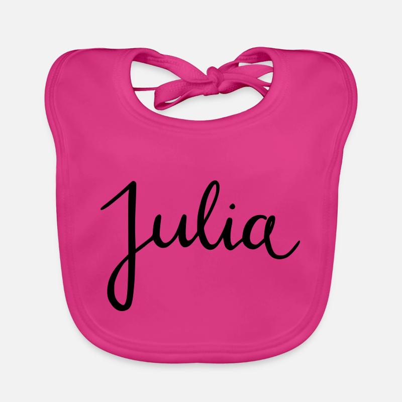 julia - Baby Bio-Lätzchen - Fuchsia