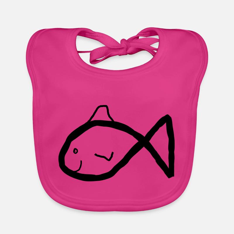 Fish Organic Baby Bibs