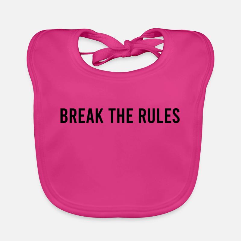 BREAK THE RULES Baby Bio-Lätzchen