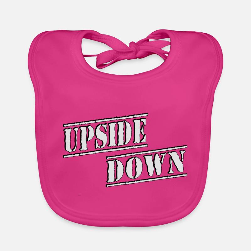 UPSIDE DOWN Organic Baby Bibs