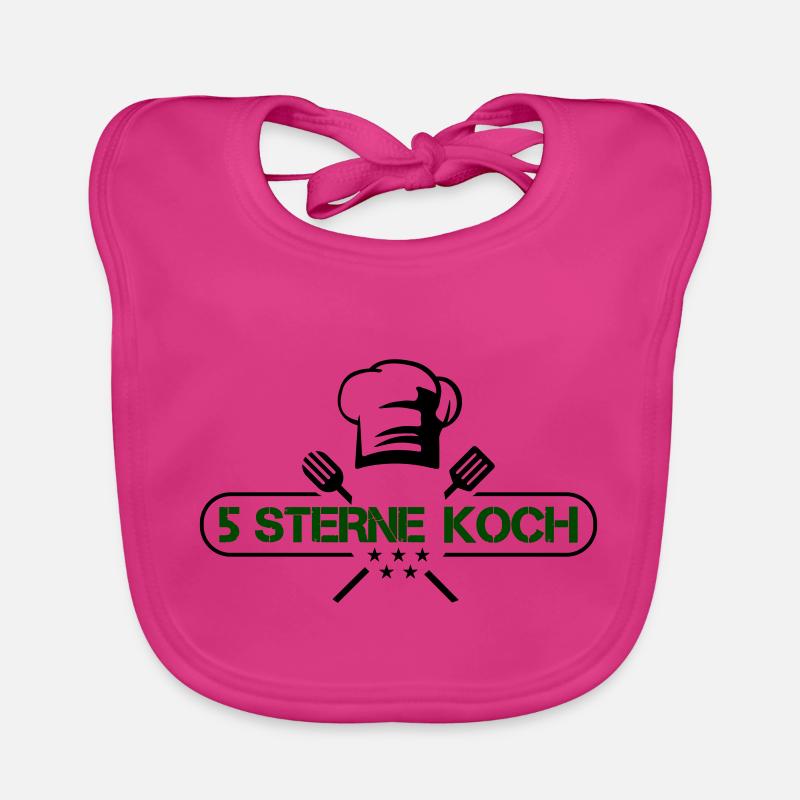 5 sterne koch Baby Bio-Lätzchen