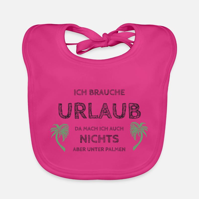 I need a vacation Organic Baby Bibs