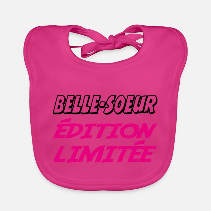 BELLE SOEUR édition limitée - Bavoir bio Bébé - fuchsia