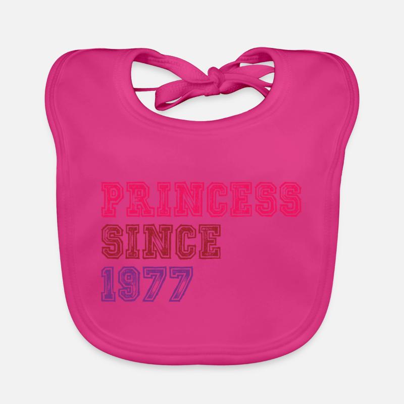1977 Anniversaire Princesse Bavoir bio Bébé