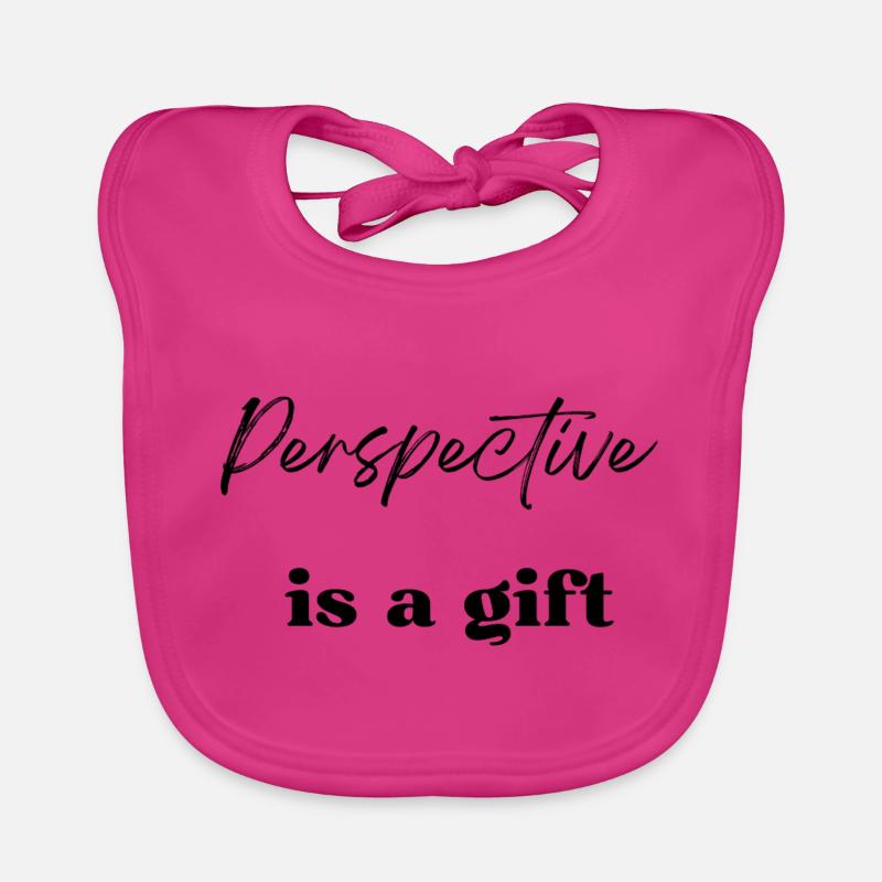Perspective is a gift Organic Baby Bibs