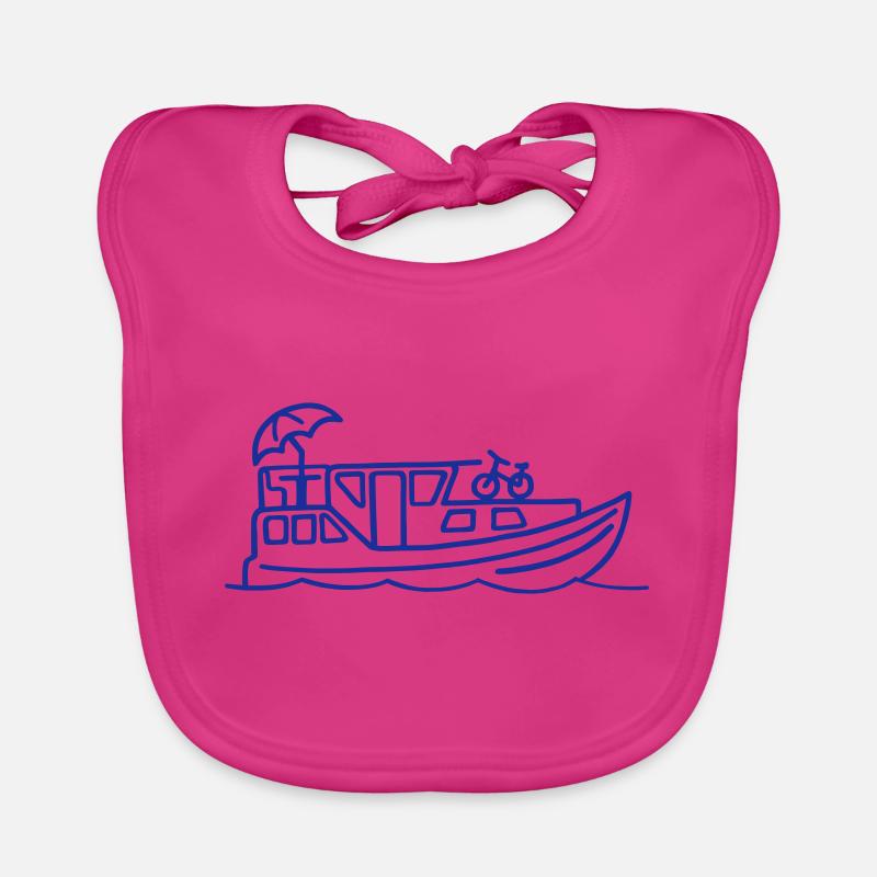 Hausboot Baby Bio-Lätzchen