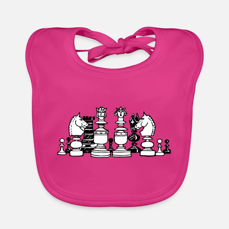 Schach Baby Bio-Lätzchen