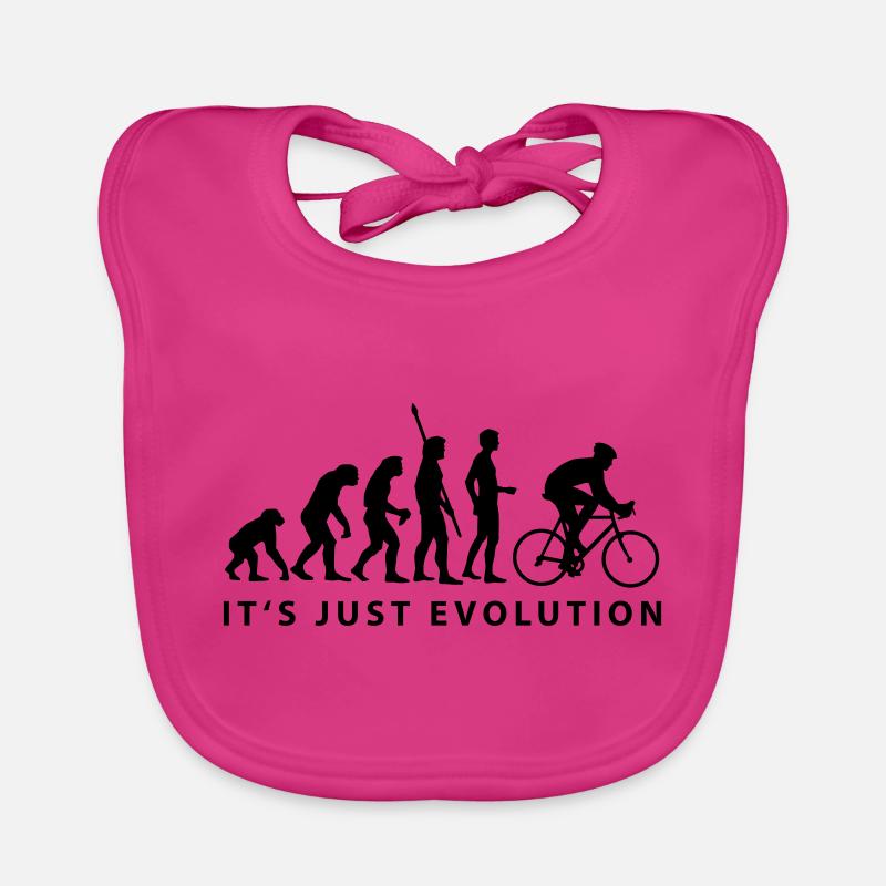 evolution_radfahrer_b Baby Bio-Lätzchen