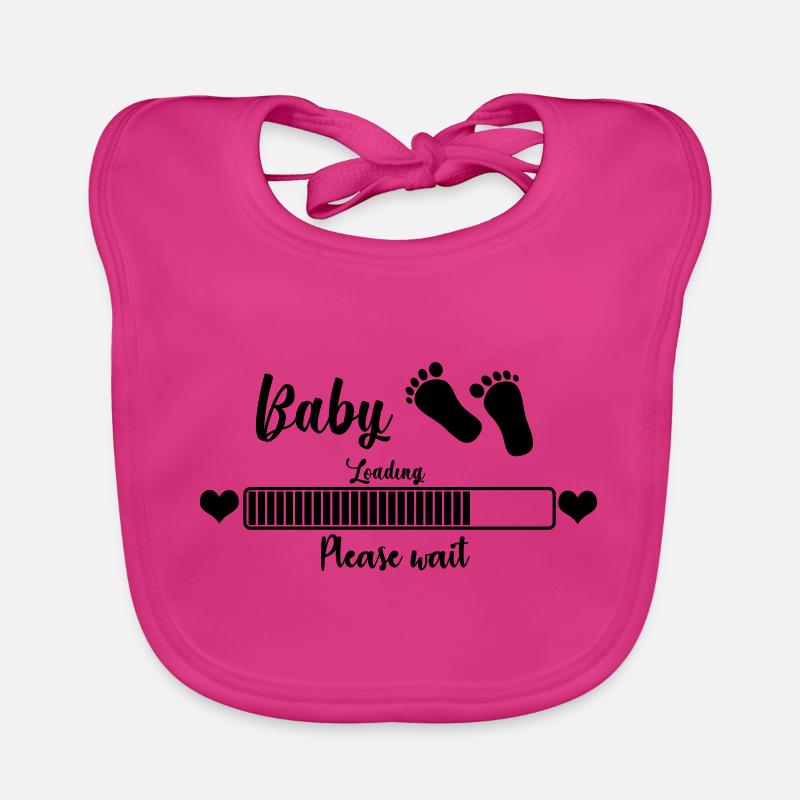 Baby Loading, Please Wait Organic Baby Bibs