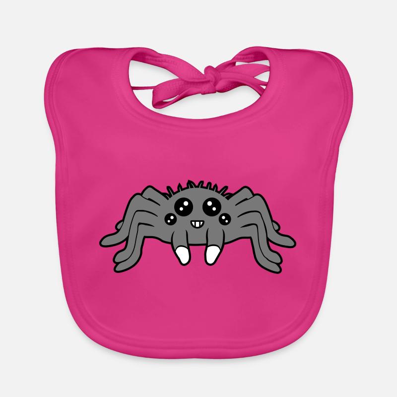 Design Small Spider Organic Baby Bibs
