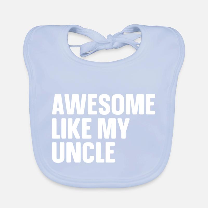 Brillant comme mon oncle Bavoir bio Bébé