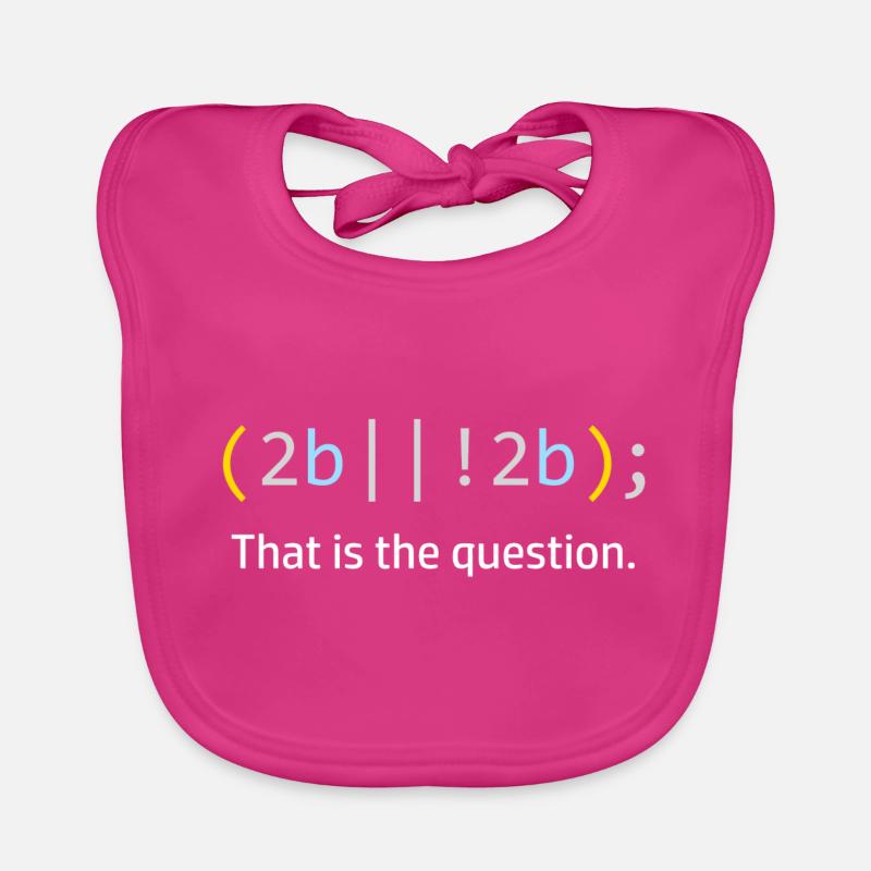 Informaticien Programmeur de code informatique Bavoir bio Bébé