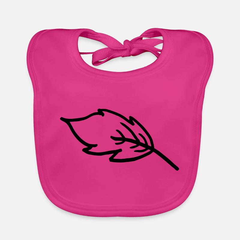 Feuille Bavoir bio Bébé