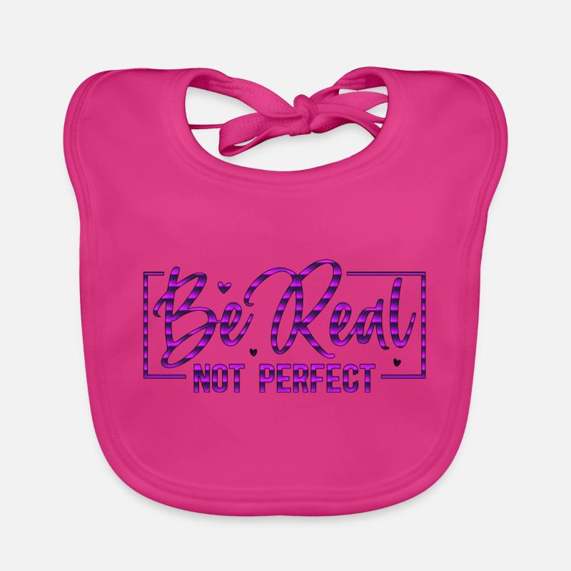 Be original vector design symbol retro quote label Organic Baby Bibs