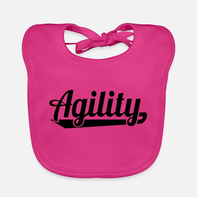 Agility - Baby Bio-Lätzchen - Fuchsia