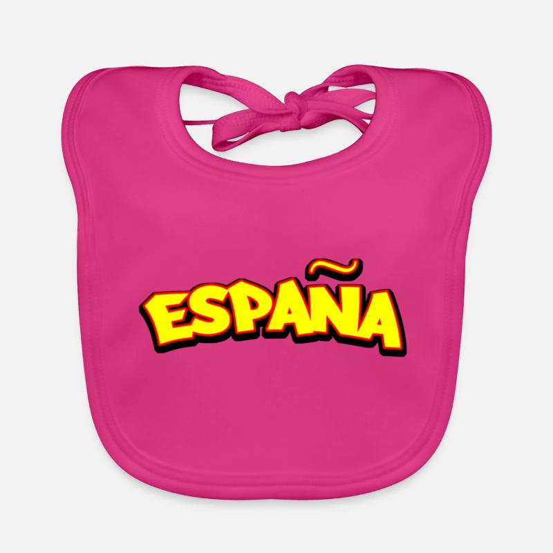 drapeau espagne españa Bavoir bio Bébé