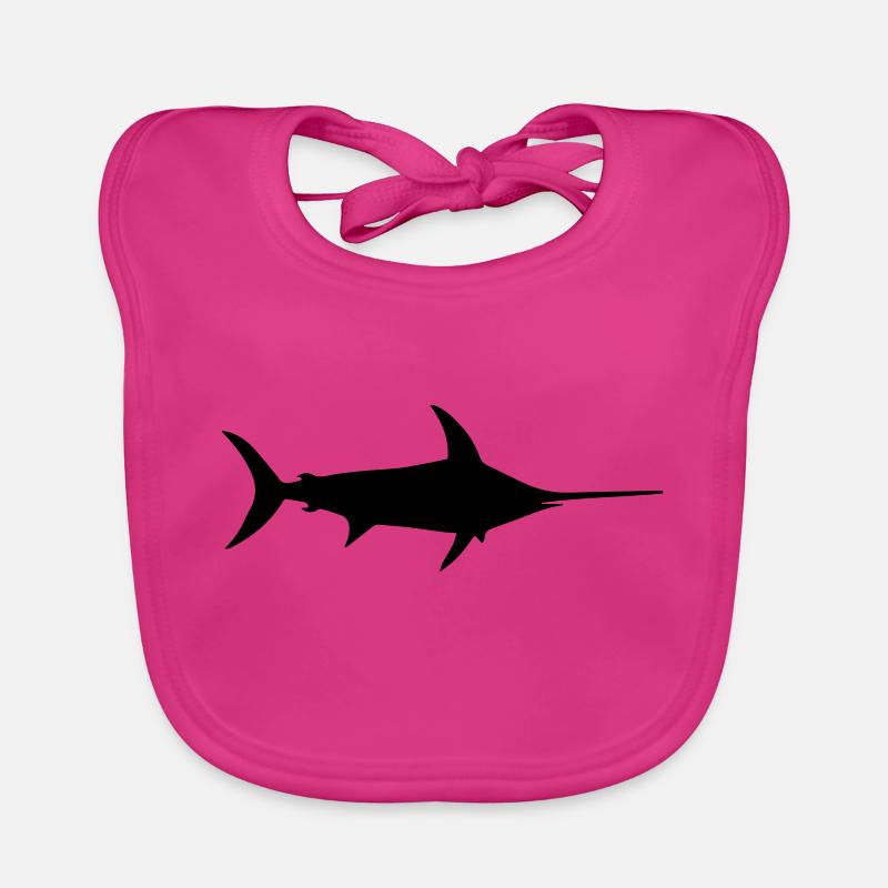 Espadon poisson océan dauphin Bavoir bio Bébé