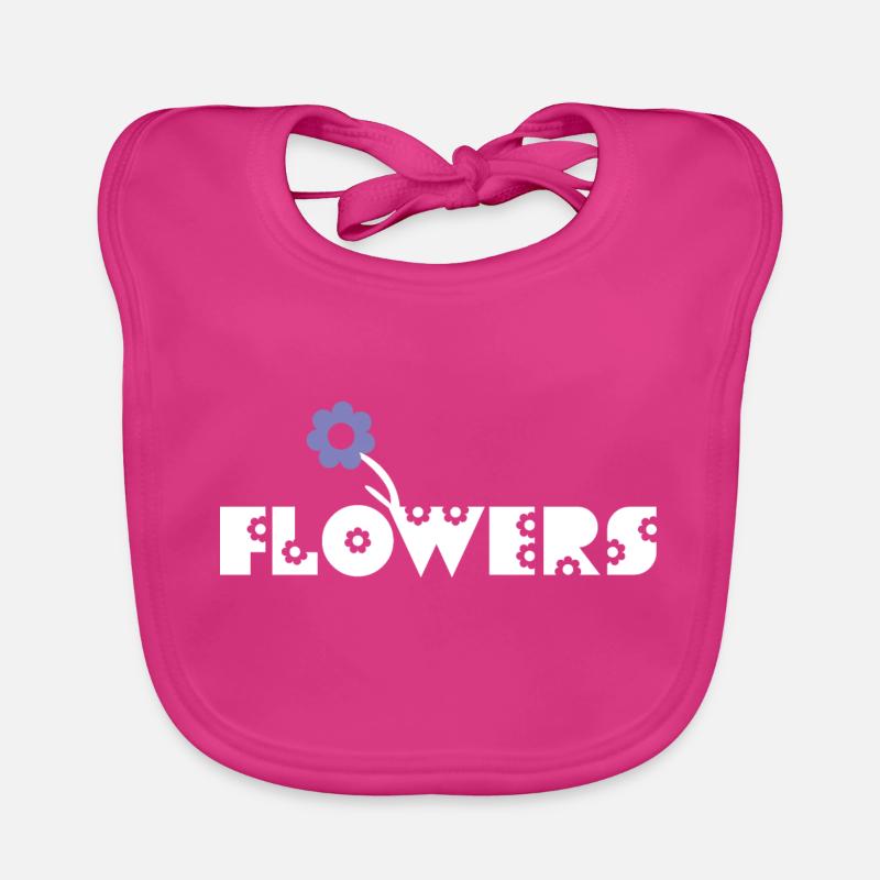 Fleurs fleurs Bavoir bio Bébé