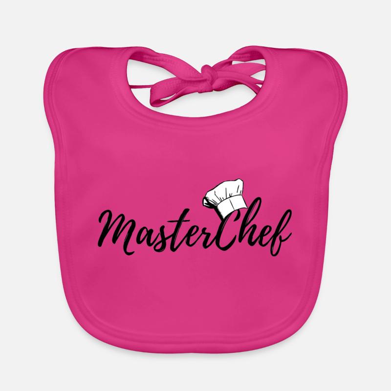 MasterChef cuisine que tout le monde veut - Bavoir bio Bébé - fuchsia