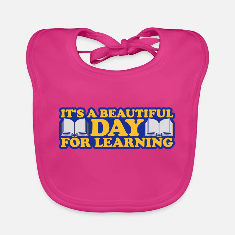 belle journée pour apprendre Bavoir bio Bébé