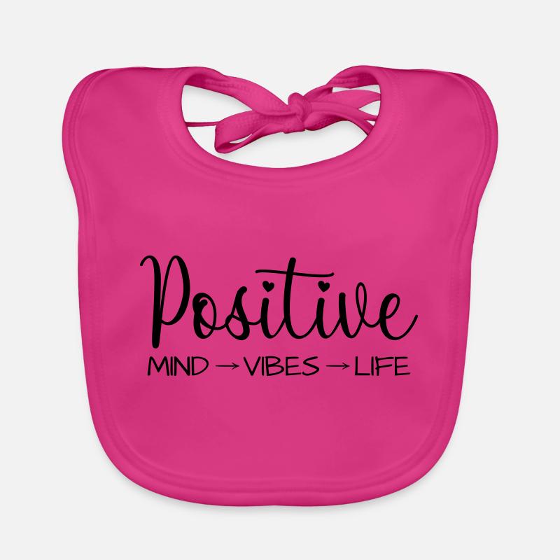 Pensées positives Bavoir bio Bébé