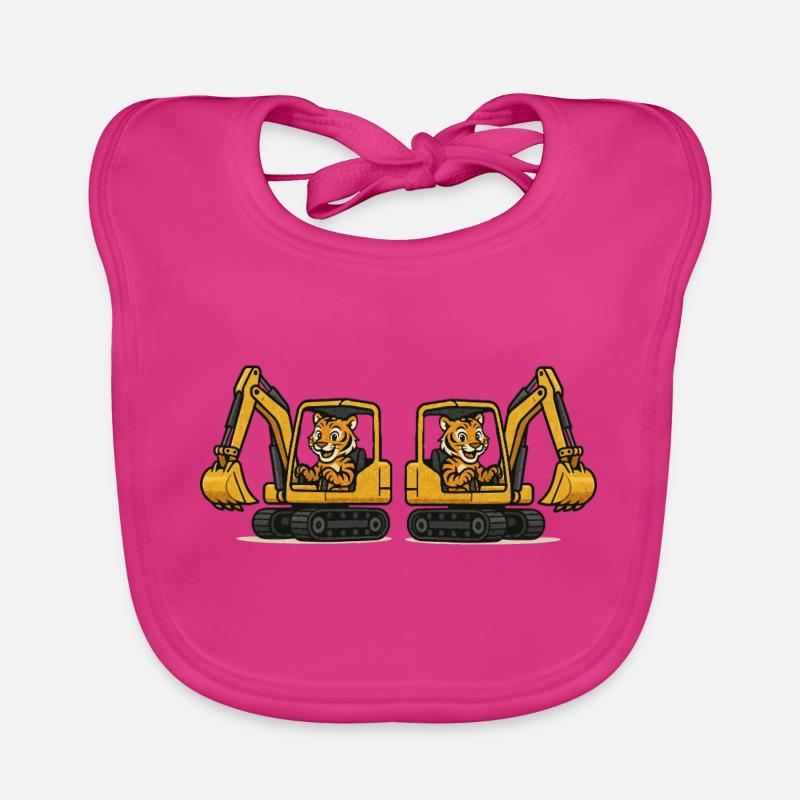 tiger bagger 2 Baby Bio-Lätzchen