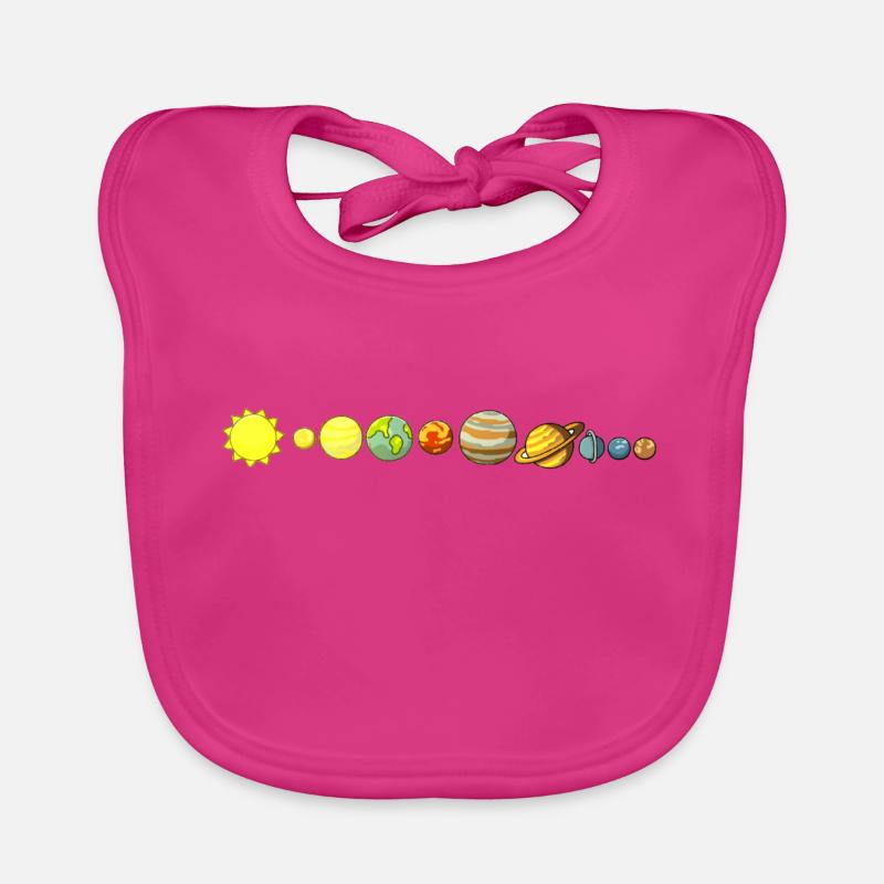 solar system Organic Baby Bibs