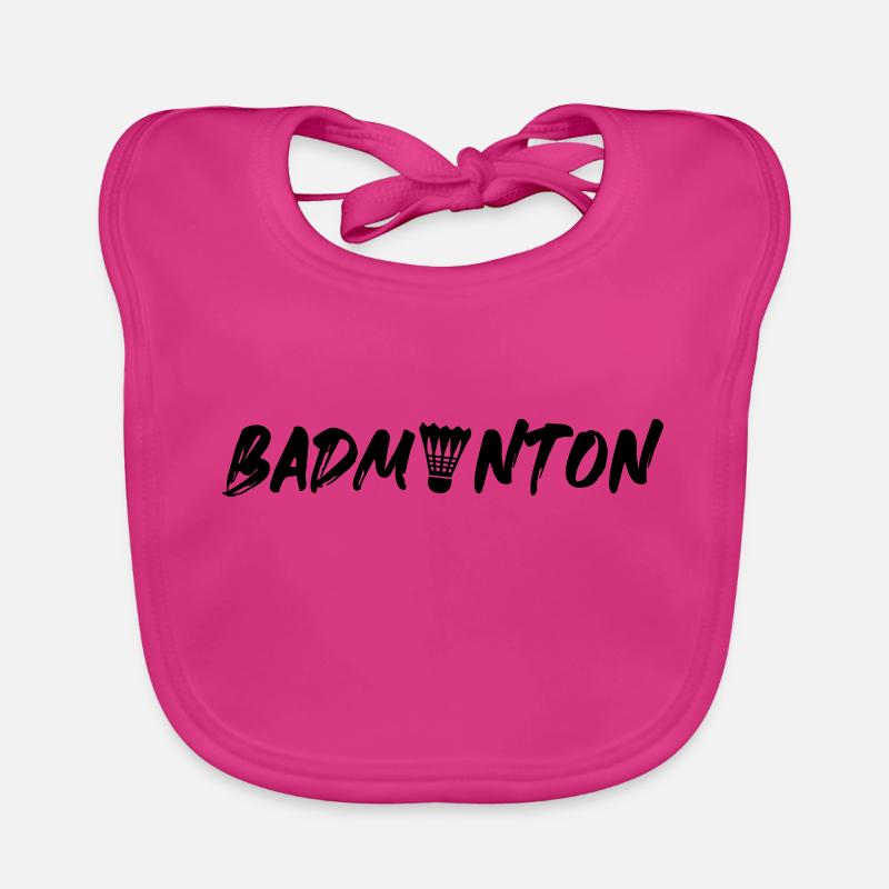 Symbole du badminton Bavoir bio Bébé