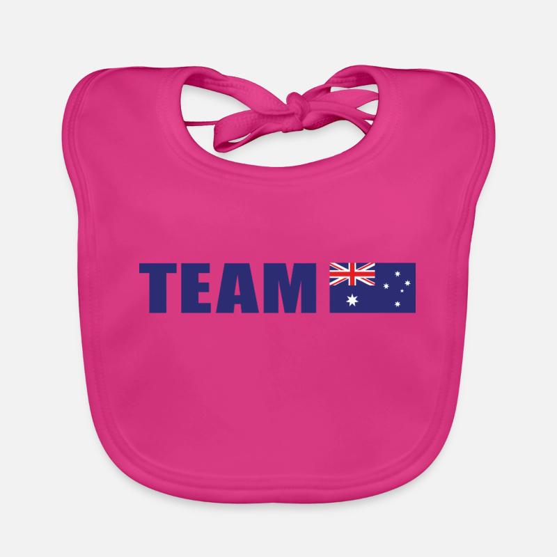 Team Australien Baby Bio-Lätzchen