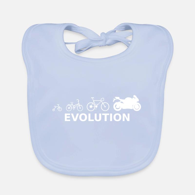 Evolution de la machine moto moto Bavoir bio Bébé