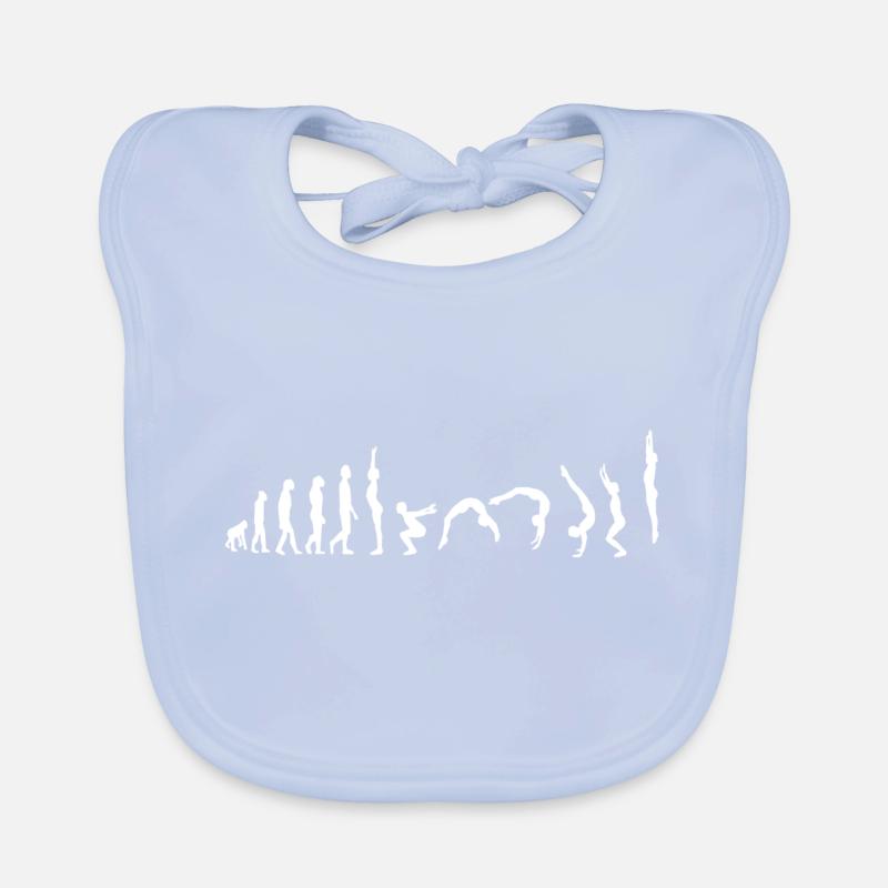 Gymnastics Evolution Gymnastics Gymnast Turner Flick Organic Baby Bibs