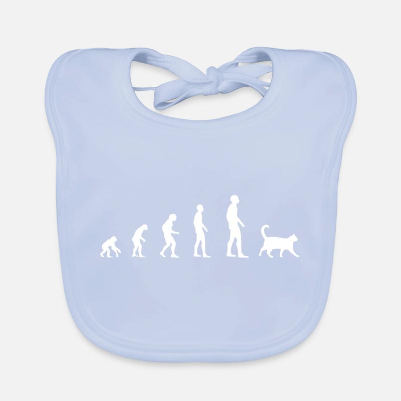 Chat - Evolution Bavoir bio Bébé