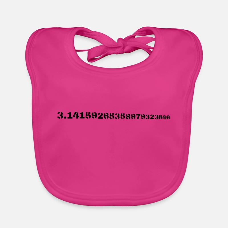 Pi - Baby Bio-Lätzchen - Fuchsia