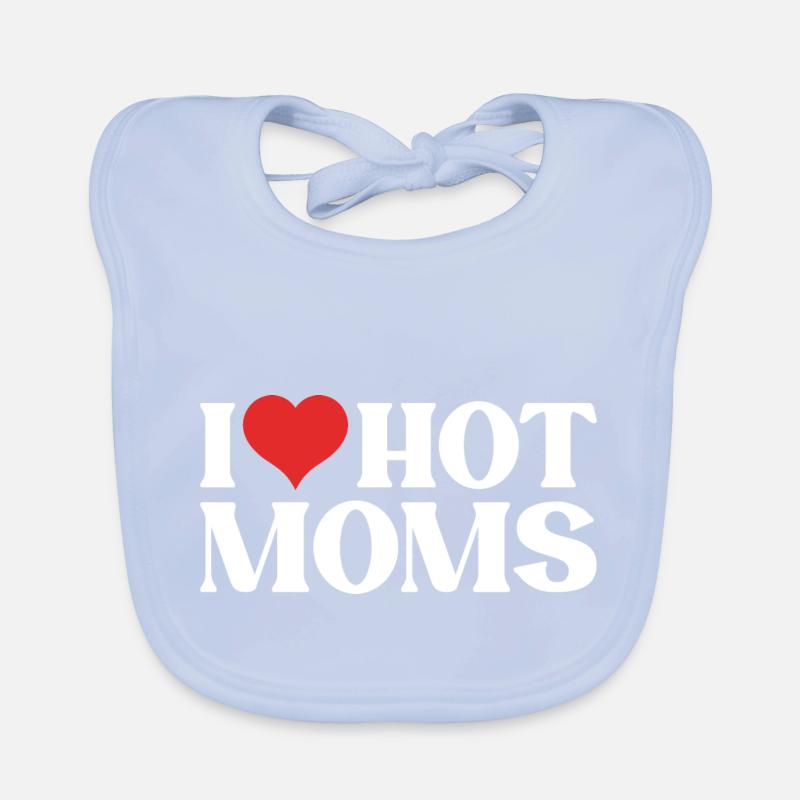 J’aime les mamans chaudes Bavoir bio Bébé