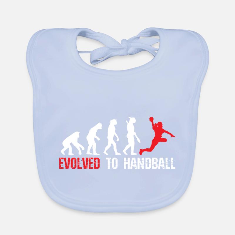 Développé pour l'évolution du handball Bavoir bio Bébé