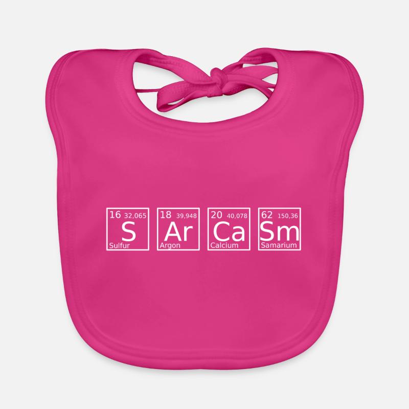 Sarcasm Periodic Table Humor Organic Baby Bibs