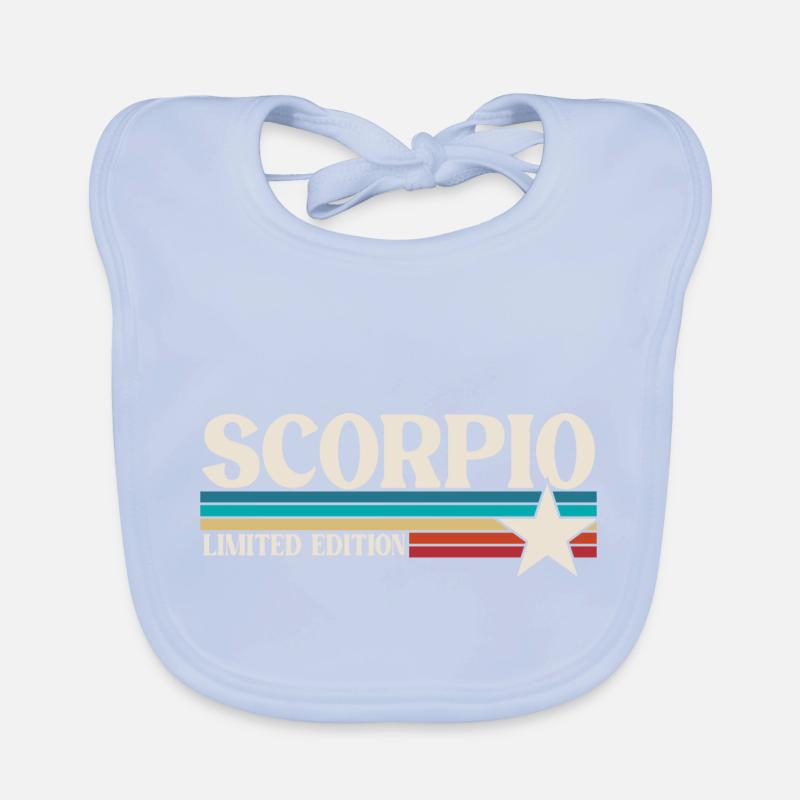 Sternzeichen Skorpion Baby Bio-Lätzchen