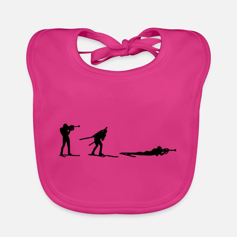 Idée cadeau Evolution Triathlon BIathlon Bavoir bio Bébé