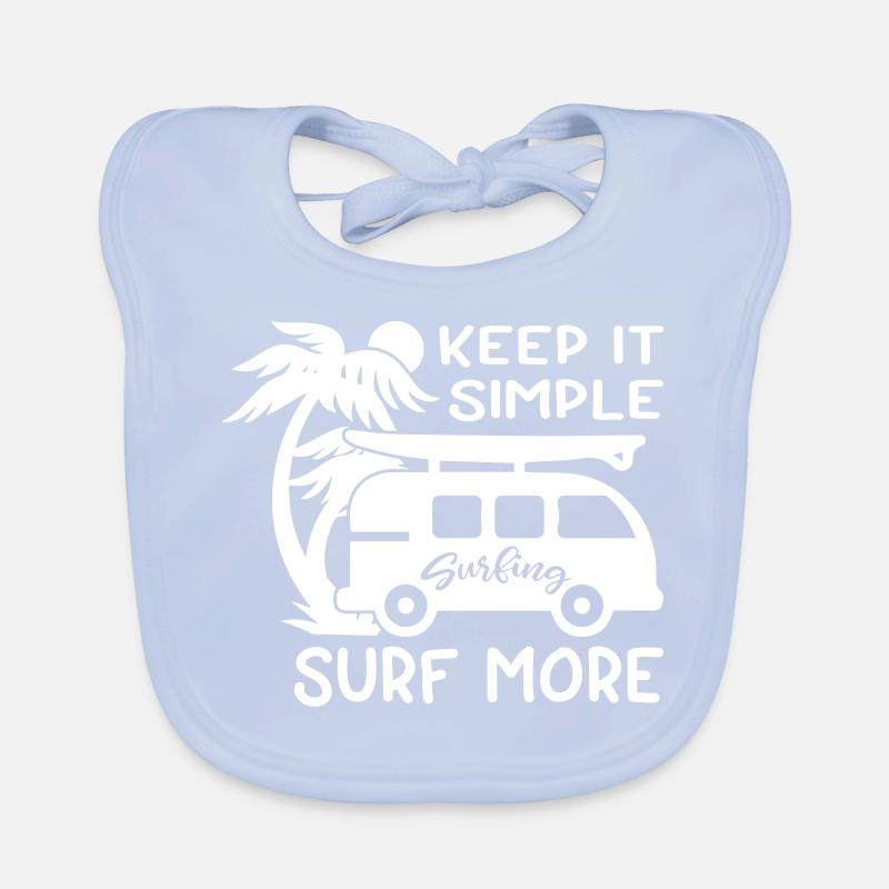 Keep It Simple Surf More Organic Baby Bibs