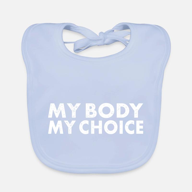 Mon corps Ma décision Bavoir bio Bébé