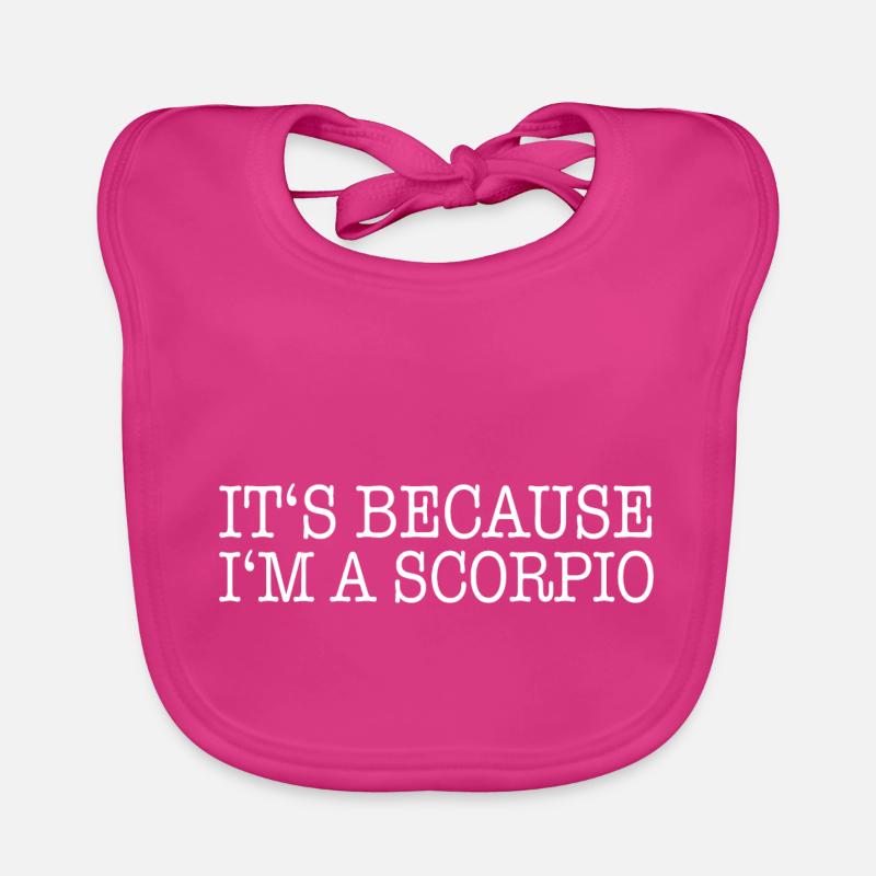 Zodiac sign Scorpio Organic Baby Bibs