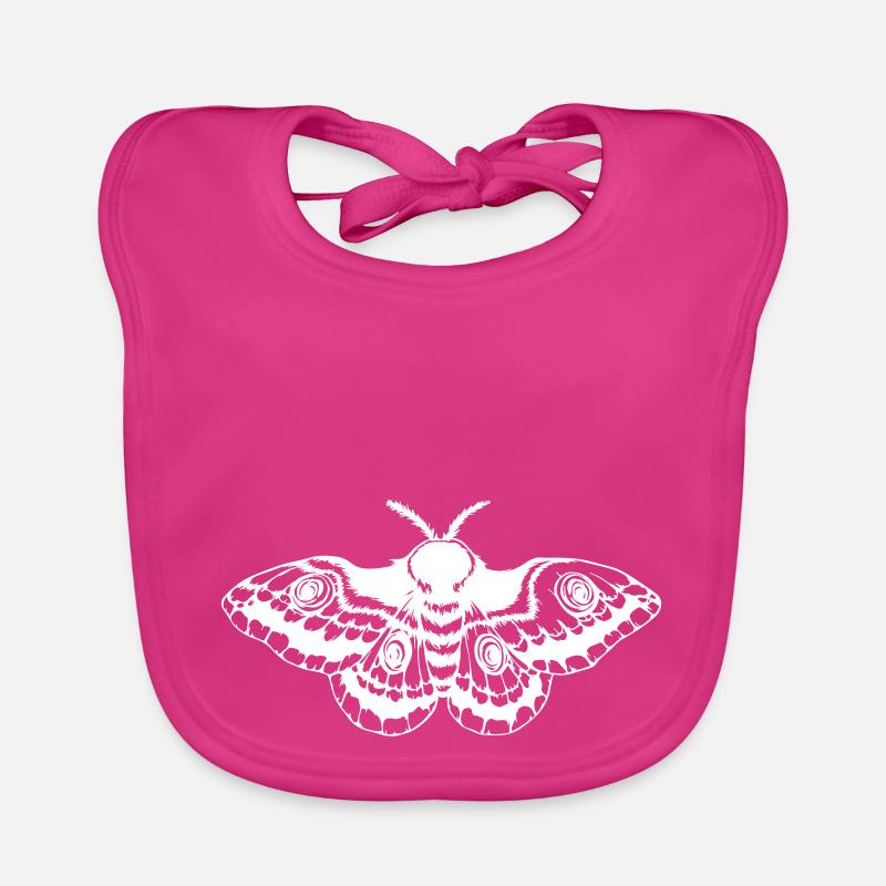 Small moth Organic Baby Bibs