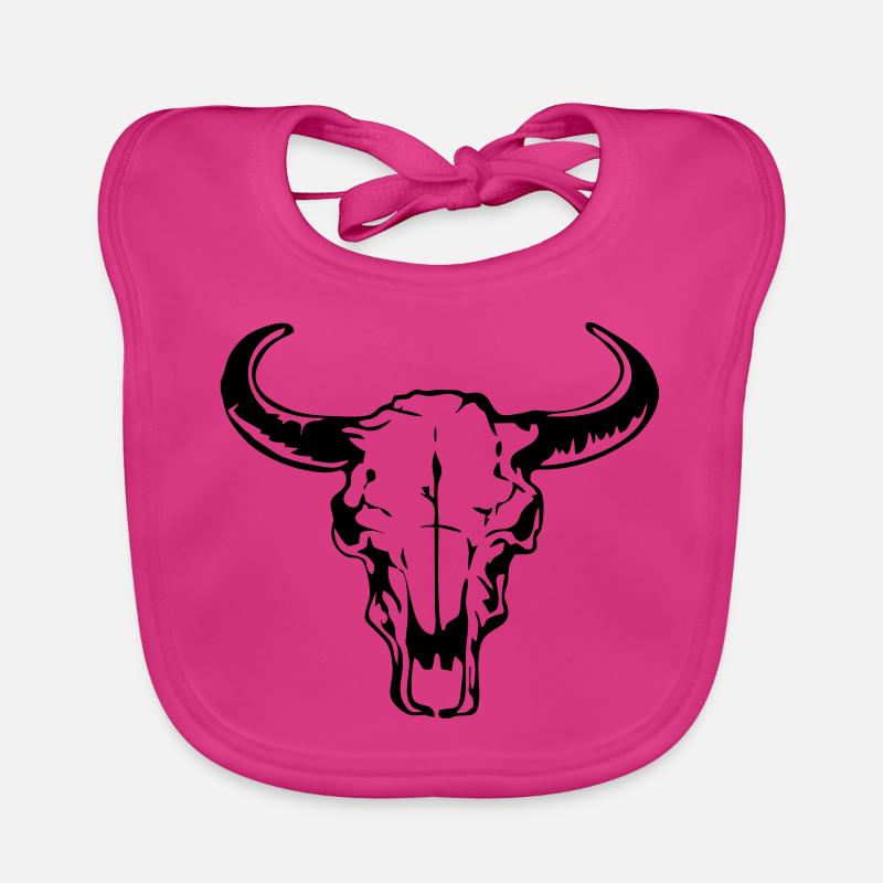 Bulle Stier Ochs Tattoo Tribal02 Baby Bio-Lätzchen