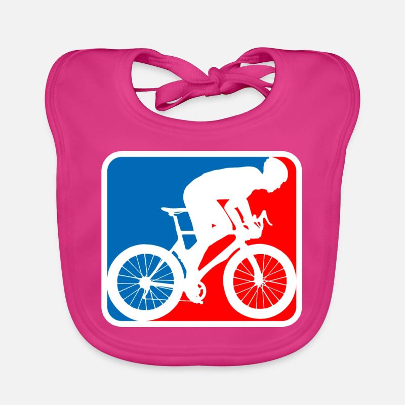 road bike logo Organic Baby Bibs