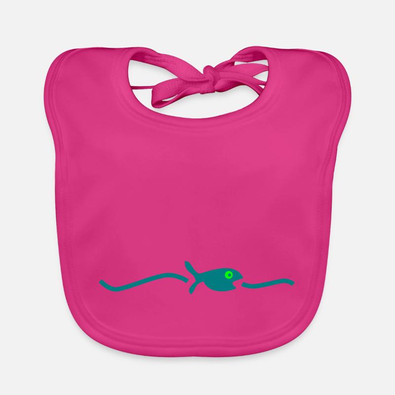floating fish Organic Baby Bibs