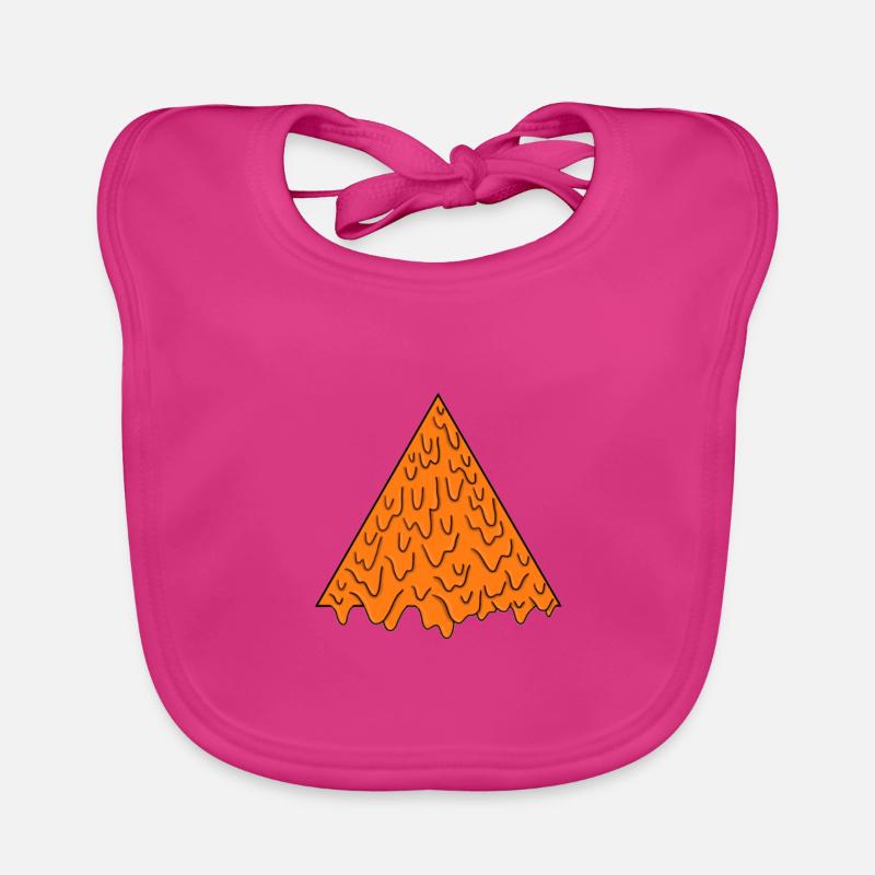 triangle grime Organic Baby Bibs