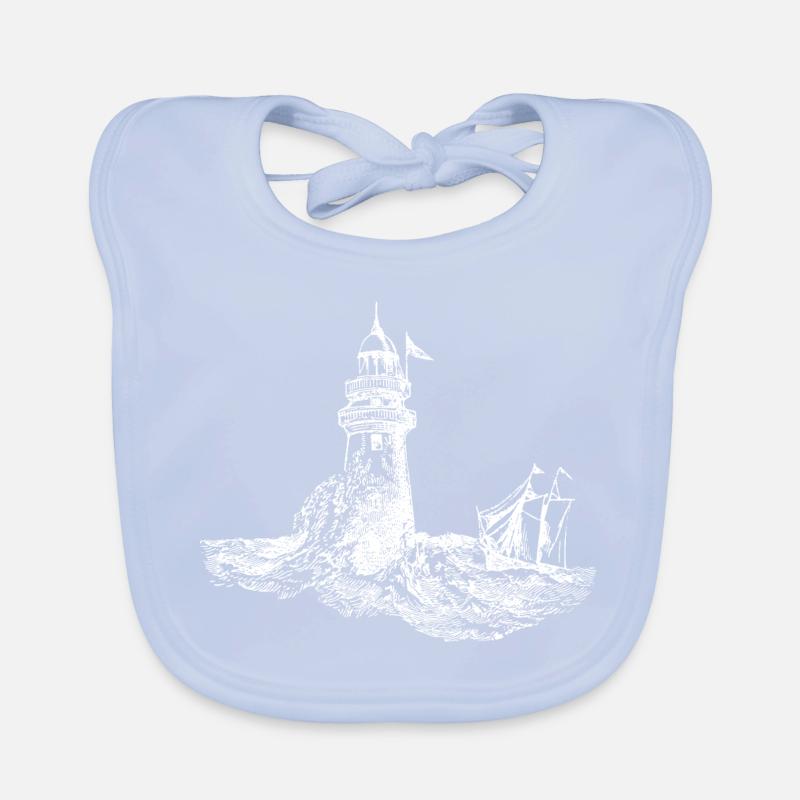 lighthouse Organic Baby Bibs