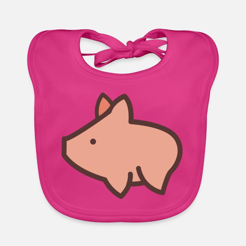 Petit cochon Bavoir bio Bébé